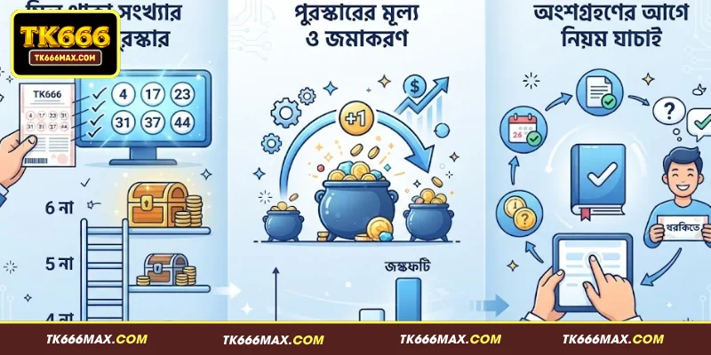 TK666 Mega 6/45 Prize Structure